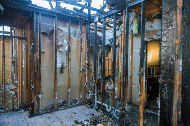 Professional Fire Damage Restoration technician working in Seven Mile, AZ